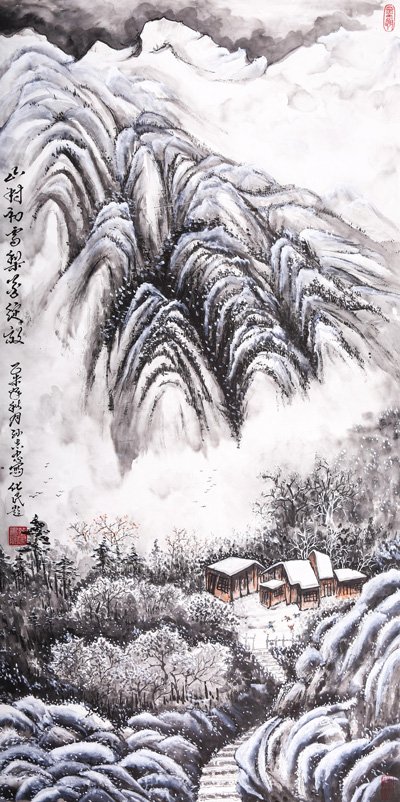 山村初雪